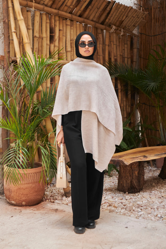 Poncho - Beige