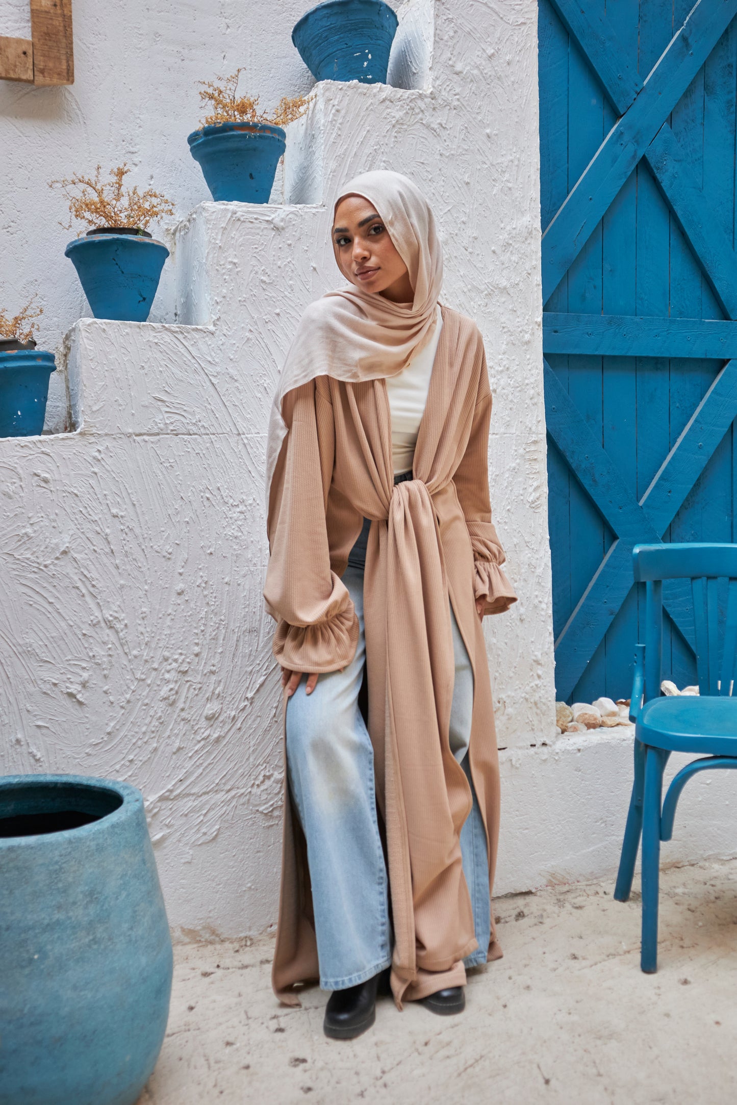 Flow Cardigan - Beige