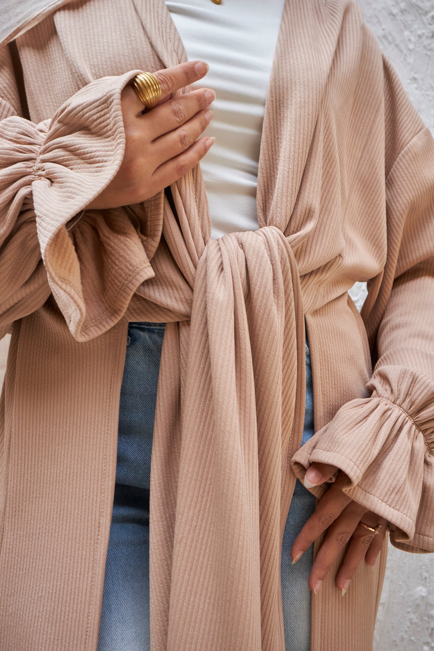 Flow Cardigan - Beige