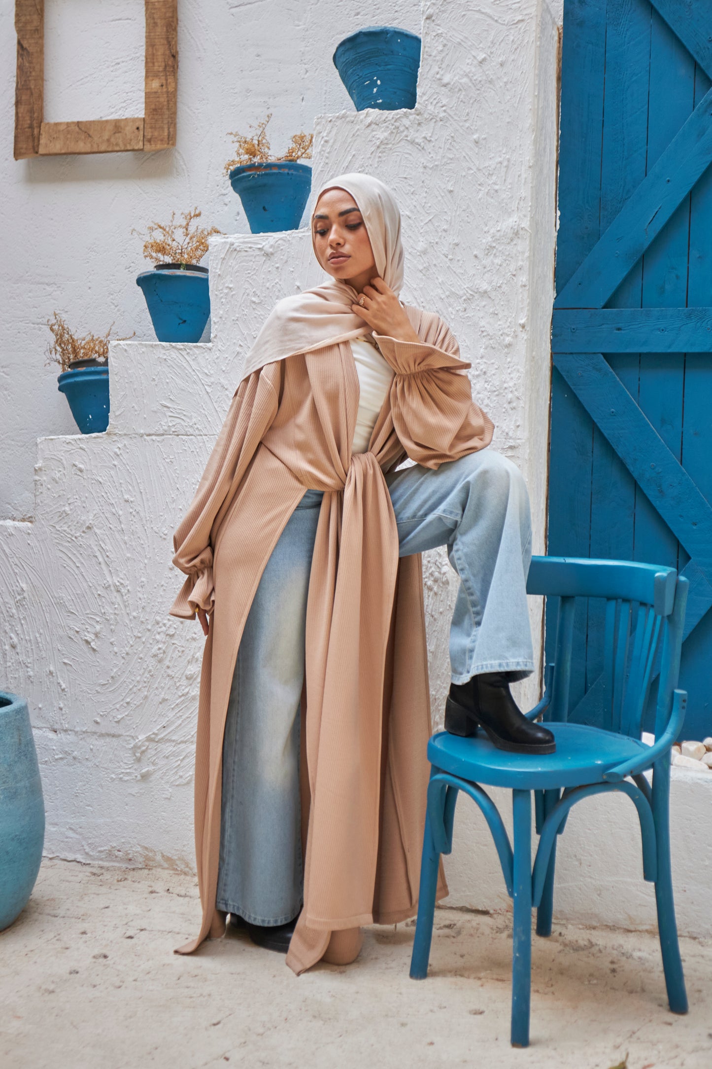 Flow Cardigan - Beige