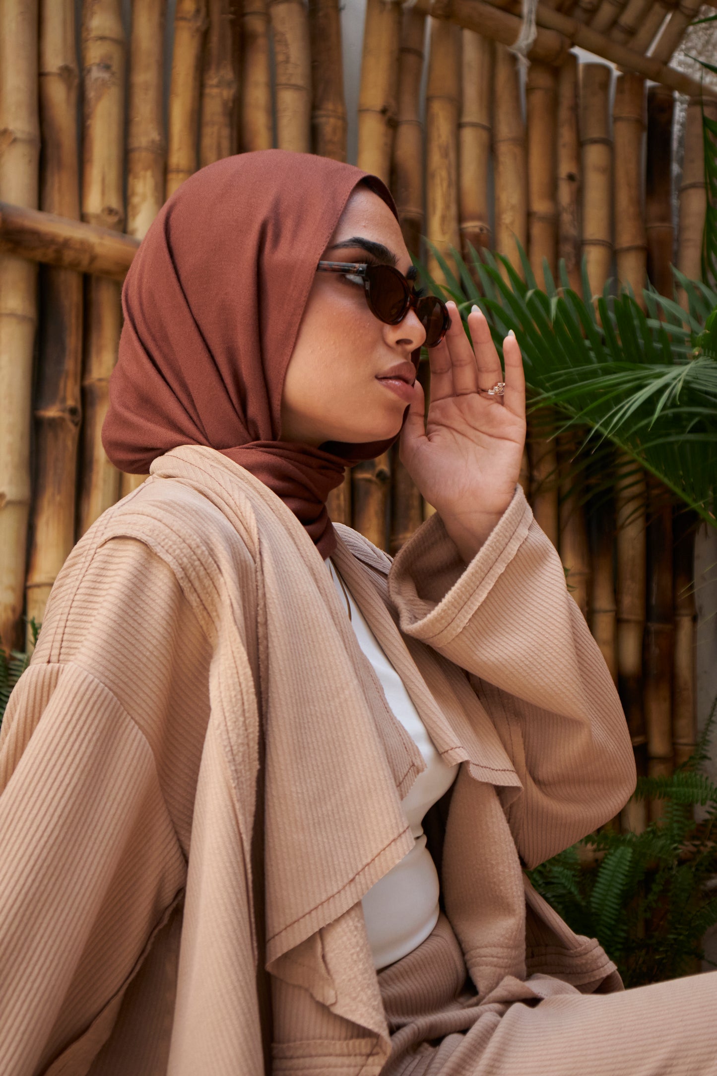 Unfinished Wool Set - Beige